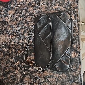 Ladies NY& Company wrist clutch black